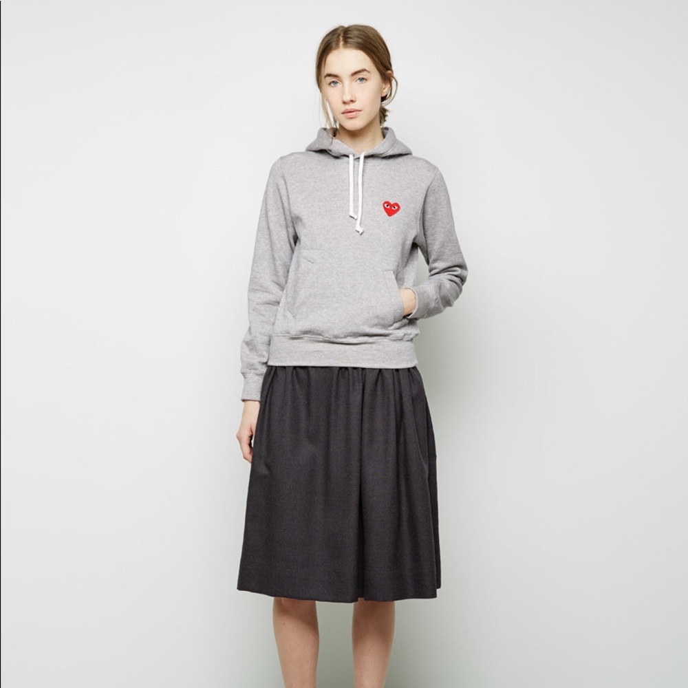Comme Des Garçons Play cotton jersey hoody